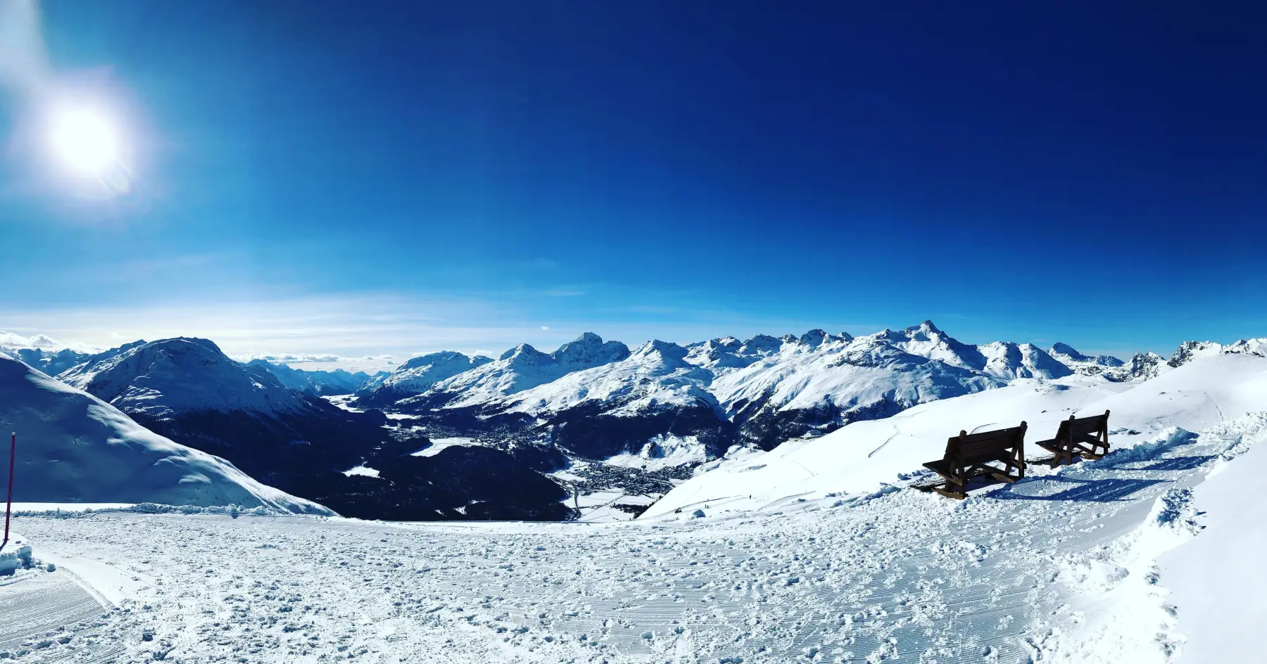 A Engadina no inverno