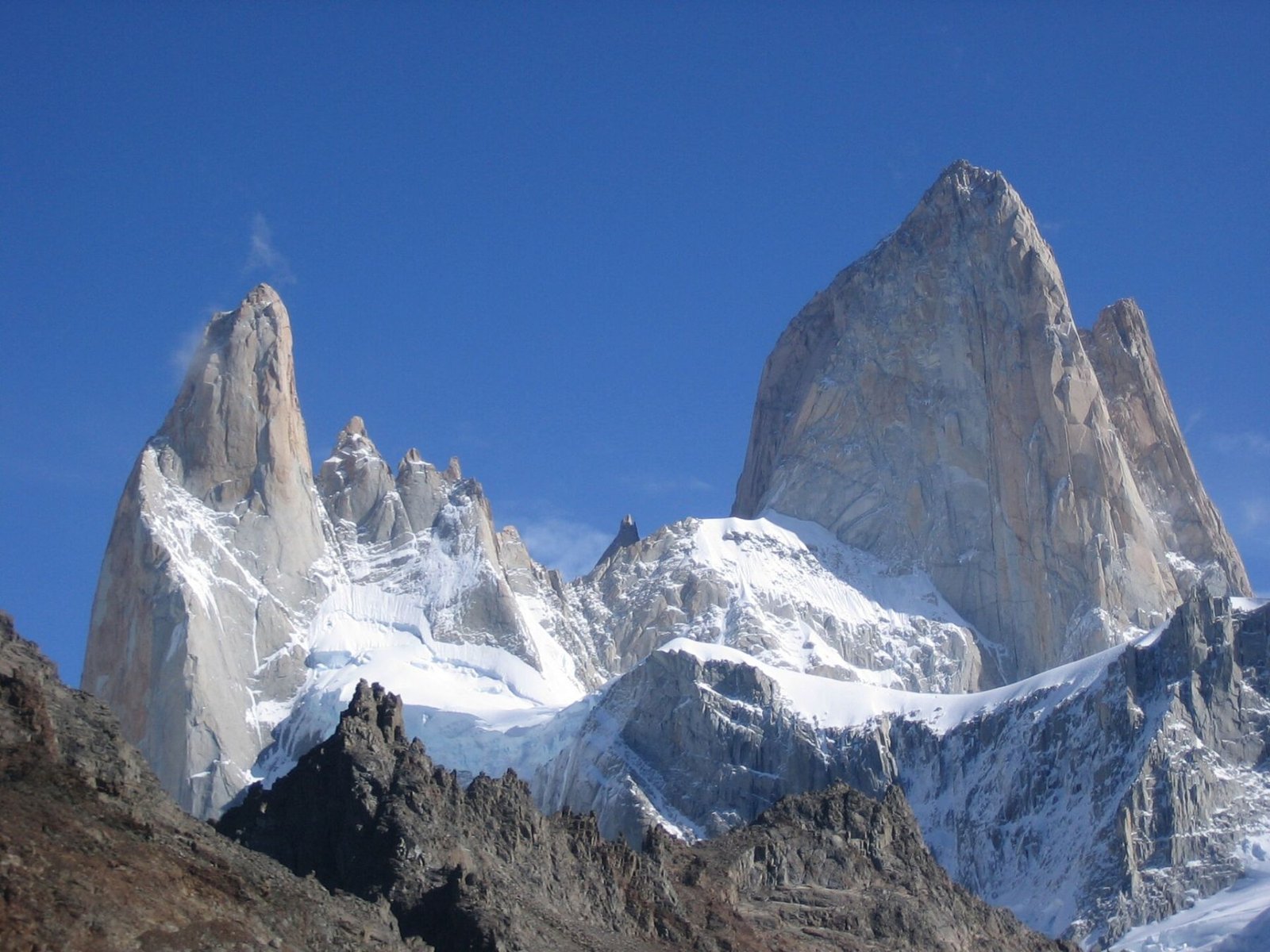 Cerro Fitz Roy, visto de El Chaltén