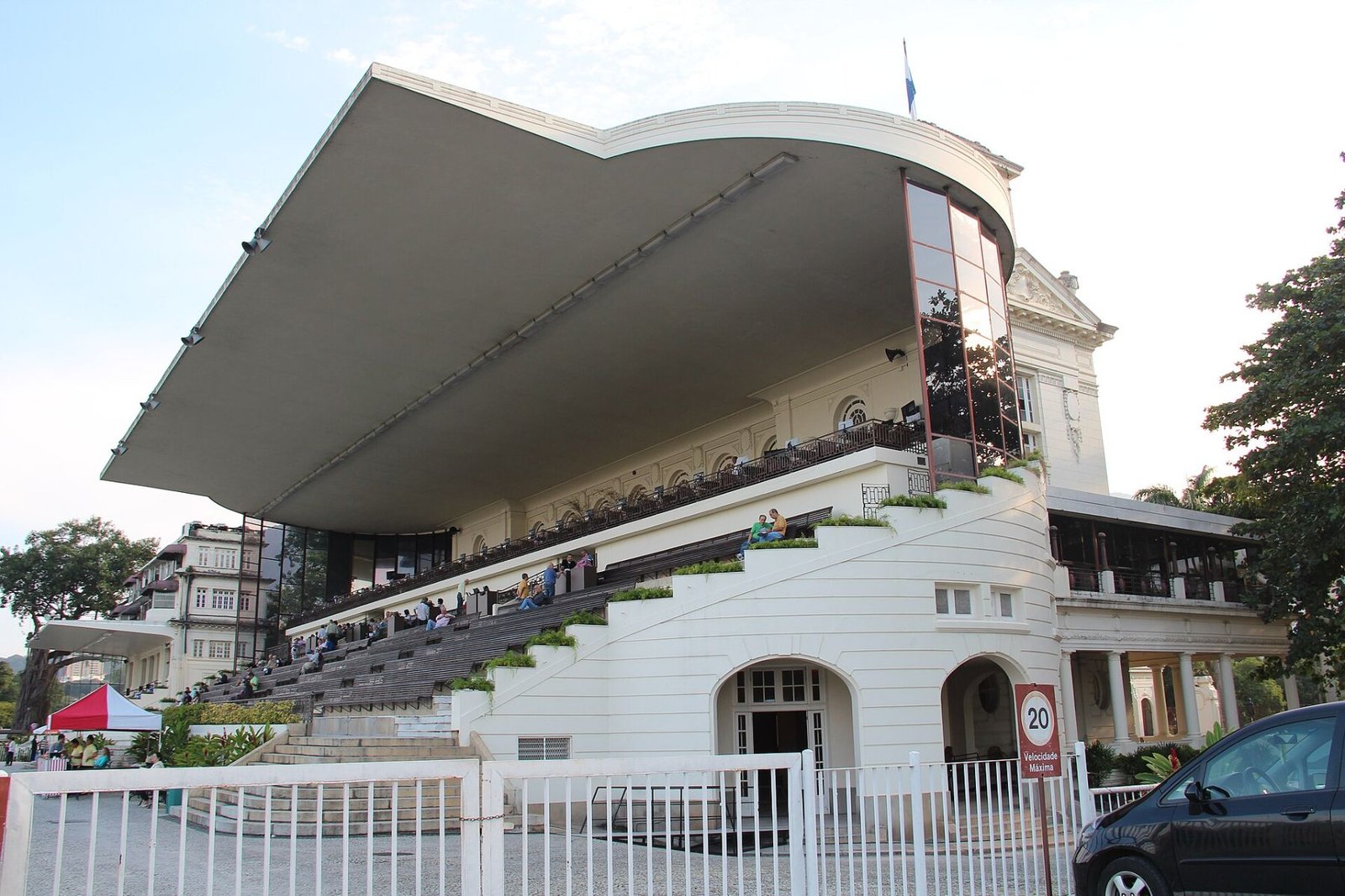 As arquibancadas do Jockey Club Brasileiro