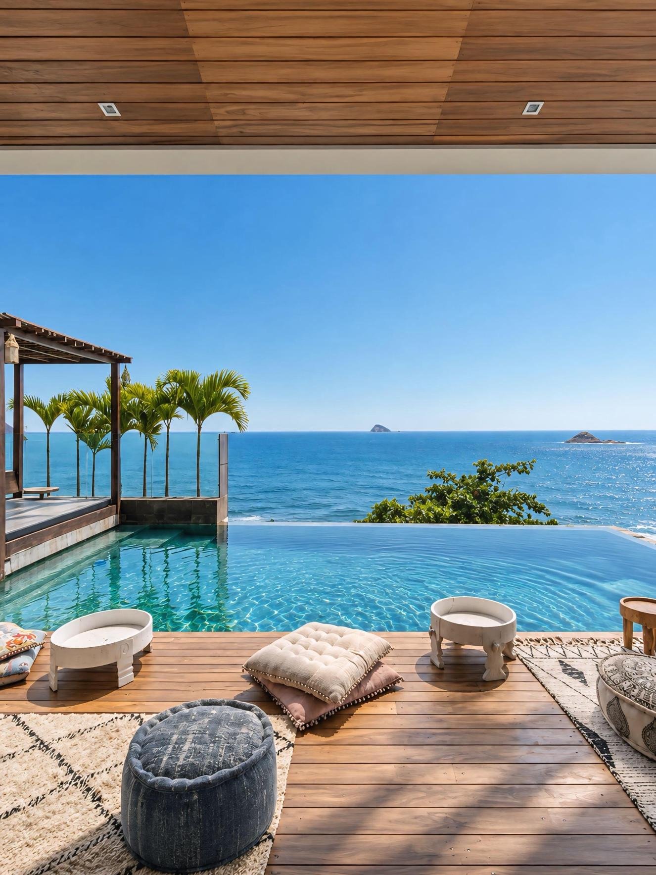 O pergolado e o horizonte
